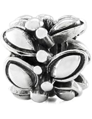 Authentic Ohm Sterling Silver Nature Bead for European Charm Bracelet -Retired