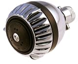 Chrome Shower Pro Massage ON/OFF Showerhead with pressure compensating flow controller, low flow 2.0gpm