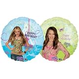 Hannah Montana 18 Happy Birthday Mylar Balloon