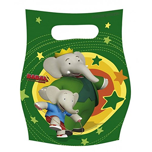 Imagen 1 de BABAR - Invitación de Cumpleaños tarjetas + 6 sobres + 72 Regalos para invitados