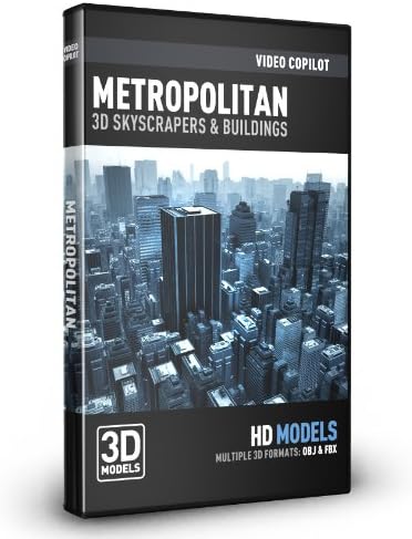 Metropolitan 3D Buildings Pack for Element 3D