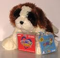 Webkinz Cares Lil Kinz ST BERNARD - (with adoption code and red WEBKINZ CARES code)