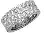 5.25 cttw Karina B(tm) Round Diamonds Eternity Band LIFETIME WARRANTY