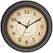 ACU-RITE 46037 8 inch Plastic Wall Clock