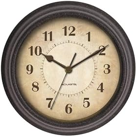 ACU-RITE 46037 8 inch Plastic Wall Clock