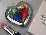 Murano Art Deco Collection Heart Compact Mirror C5081 Quantity of 1