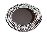 Review   / 16'' Mosaic Round Wall Mirror