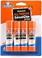 Elmer's Washable All-Purpose School Glue Stick, 0.24 oz, Pack of 4 (E542)