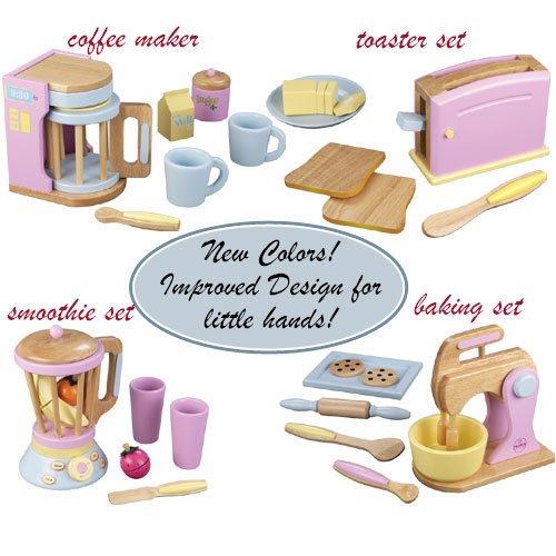 51elrgfJfYL Kitchen Pastel Wooden Play Food Set
