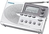 Sangean DT-220A AM/FM Stereo Pocket Size Radio with Self-Storage Headphones