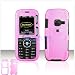 PCMICROSTORE Brand LG Rumor Scoop Translucent Magenta Snap-On Case Cover with Removable Swivel Belt Clip