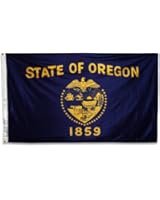 US Flag Store Double-Sided Polyester Oregon Flag, 3 by 5-Feet