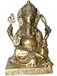 Christmas Gift Home Decor Hindu God Ganesha Brass Statue Religious Sculpture 9 Inches Christmas Gift Home Decor Hindu God Ganesha Brass Statue Religious Sculpture 9 Inches