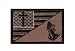 Praying Hand Cross USA Flag in God Christian Hook Fastener Patch (MTP5)