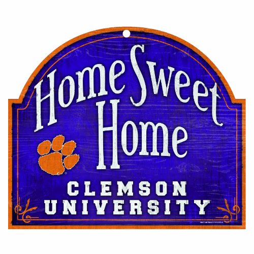 NCAA Clemson Tigers 10-By-11 Arch Wood Sign