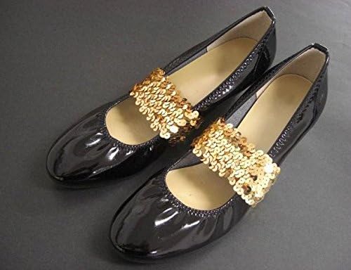 Camix Women's Detachable Paillette Elastic Shoe Straps,High Heels Anti-loose Shoelace Accessories,Great For Wedding Party (golden)