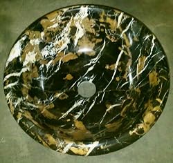 14" Round Michael Angelo Marble Bathroom Sink Vessel Above Counter or Undermount Installation Two Weeks Super Sale