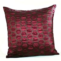Jovi Home Spot Jacquard Cushion, Red