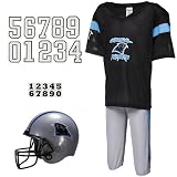 Carolina Panthers NFL Youth Helmet and Uniform Set by Franklin - Medium