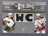 MARIAN GABORIK CHRIS DRURY 2009-10 SPX Winning Combos DUAL JERSEY Card New York Rangers Hockey