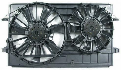 04-08 CHEVY MALIBU (2.2L, 3.5L, 3.9L) / 04-08 CHEVY MALIBU MAXX (2.2L, 3.5L, 3.9L) / 05-08 PONTIAC G6 (2.4L, 3.5L) AC CONDENSER + RADIATOR COOLING FAN (W/ SHROUD, W/ MOTOR) (DUAL FUNCTION) 06 07 2004 2005 2006 2007 2008