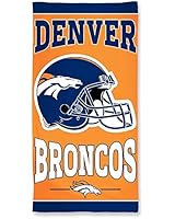 Denver Broncos Fiber Beach Towel 9lb 30" x 60"