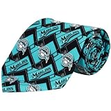 MLB Florida Marlins Aqua-Black Pattern Tie