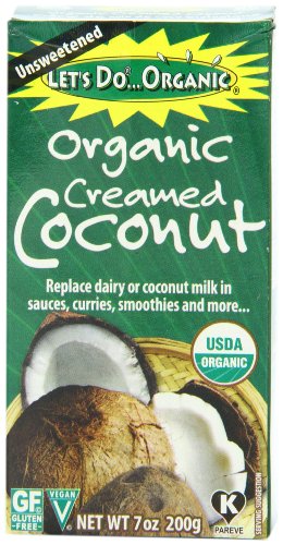 Lets Do Organic Creamed Coconut, 7-Ounce Boxes (Pack of 6)