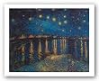 Starlight Over the Rhone by Vincent van Gogh 27"x21.5" Art Print Poster