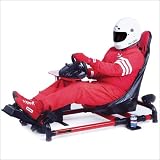 HotSeats 500 - Black Racer GT Game Chair with Sony Slim PS2 system, and Racing Game Package