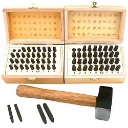 73 Letter Number Punches Hammer Jewelers Stamping Tools