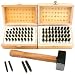 73 Letter Number Punches Hammer Jewelers Stamping Tools