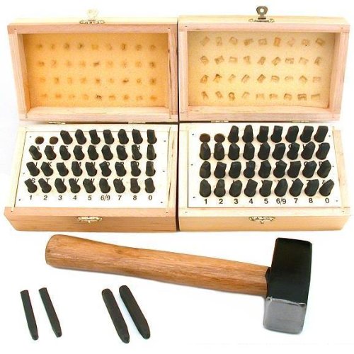 73 Letter Number Punches Hammer Jewelers Stamping 