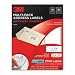 3M Permanent Adhesive Mailing Labels, 1 x 2.62 Inches and 0.5 x 1.75 Inches, White, 2750 per Pack (3100-MP)