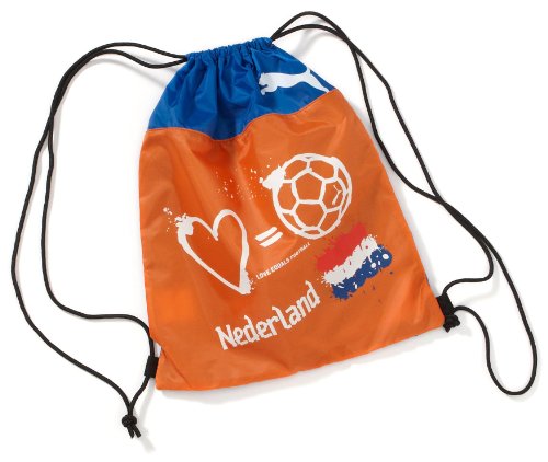 PUMA Sportbeutel Love = Football Non-Licensed, golden poppy-black-team power blue (nederla Preisvergleich