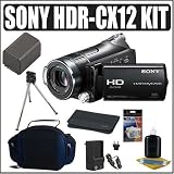 Sony HDR-CX12 High Definition Handycam Camcorder + Accessory Kit