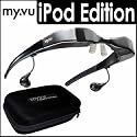 Myvu PMV-CRBK-10030-EN Crystal Personal Media Viewer Ipod Edition Black Bundle With Myvu Premium Travel Case For iphone, iphone 3g, iPod nano, iPod Classic, iPod Touch etc.