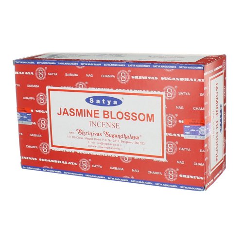 Satya Nag Champa Jasmine Blossom Incense Sticks - Box 12 Packs