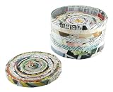 Made By Humans, Recycled Paper Coasters, Set of 6