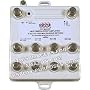 8-Port Bi-Directional Cable TV HDTV Amplifier Splitter Signal Booster with Passive Return Path