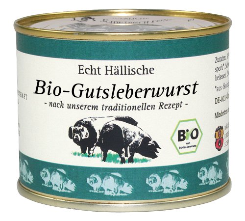 Echt Hällische Bio-Gutsleberwurst 200 g