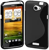 Cimo S-Line Back Flexible TPU Case for HTC One X (AT&T) - Black