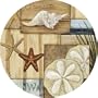Set of 4 Sandstone Coasters - At the Beach II