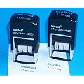 Eingangs-Stempel Datum Selbstf�rber 514851 Text Blau-Datum Rot