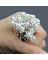 Outop 20pcs Wedding Bridal Pearl Flower Crystal Hair Pins Clips Bridesmaid HOT