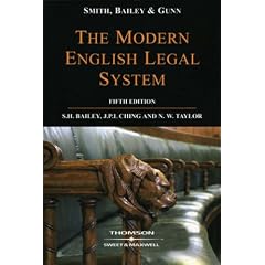 Smith, Bailey and Gunn on the Modern English Legal System
