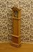 Dollhouse Miniature Grandfathers Clock in Oak