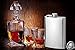 Top Shelf Flasks Premium 304 (18/8) Stainless Steel Hip Flask Includes Free Funnel & Black Gift Box, 8 oz