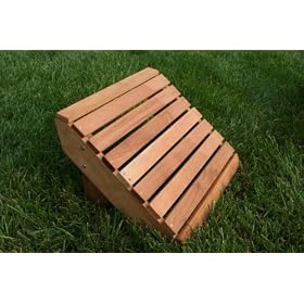 Mahogany Adirondack Ottoman