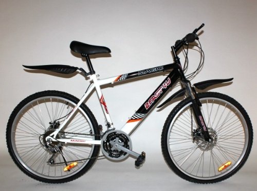 26' Zoll Hardtail Mountainbike in schwarz